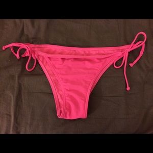 Hot pink Rip curl string bikini bottoms