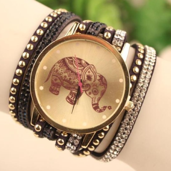 Jewelry - New elephant wrap watch