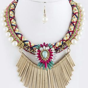 SOLD IN BUNDLE Retro Gold metal Multi Necklace