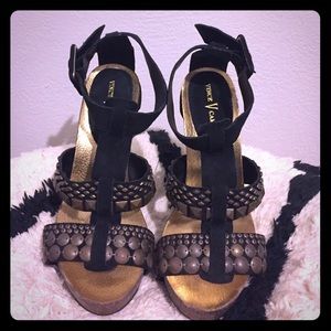 Vince Camuto T Stap Studded Pumps