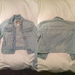 Hollister Brand New Light Wash Denim Jacket