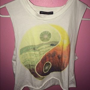 Vintage Brandy Melville ying&yang tee