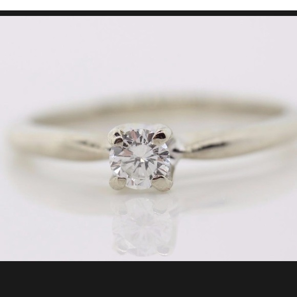 .25 carat 14k white gold diamond ring