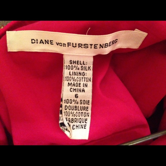 NWOT Diane Von Furstenberg Silk Skirt SZ 7 - Picture 2 of 3