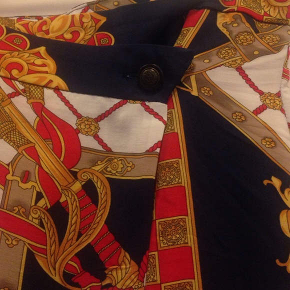 Zara Royal Silk Wrap Skirt - Picture 3 of 3