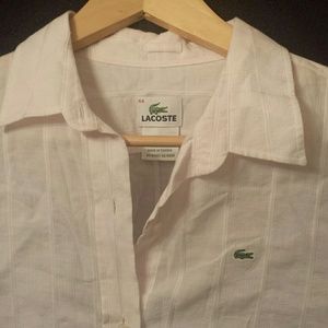 NWOT Lacoste long sleeve shirt. Never worn.