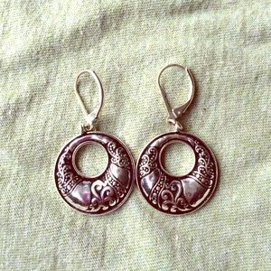 925 sterling silver hoop earrings