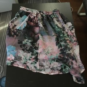 Floral skirt