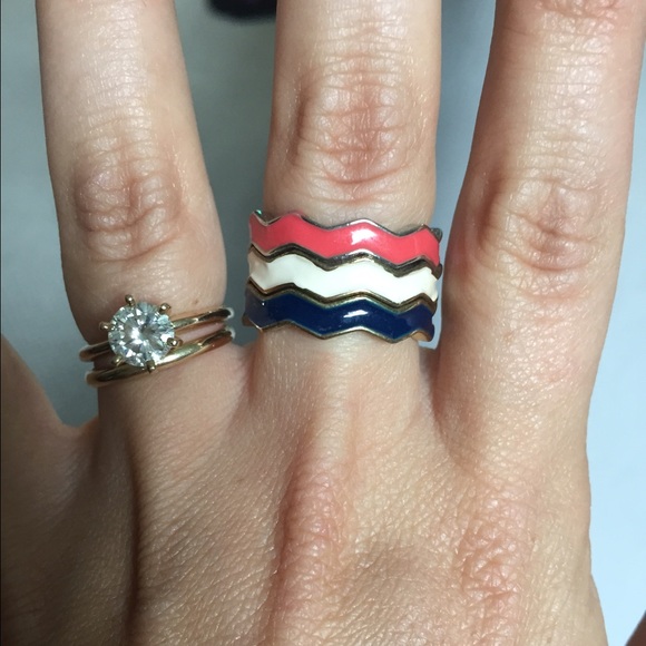 Stackable Chevron Rings