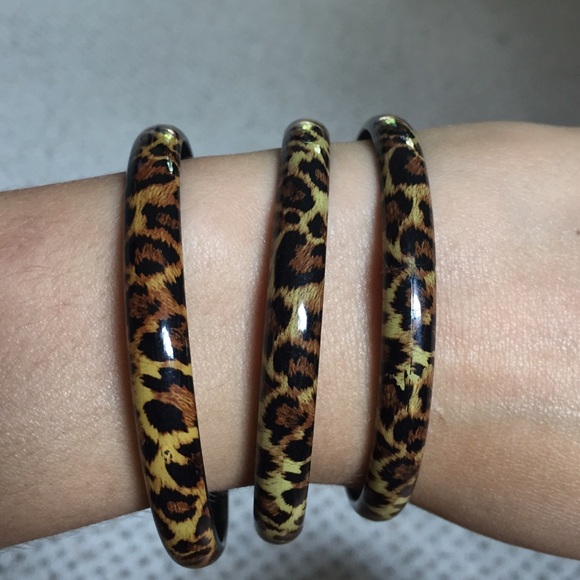 Cheetah bangles