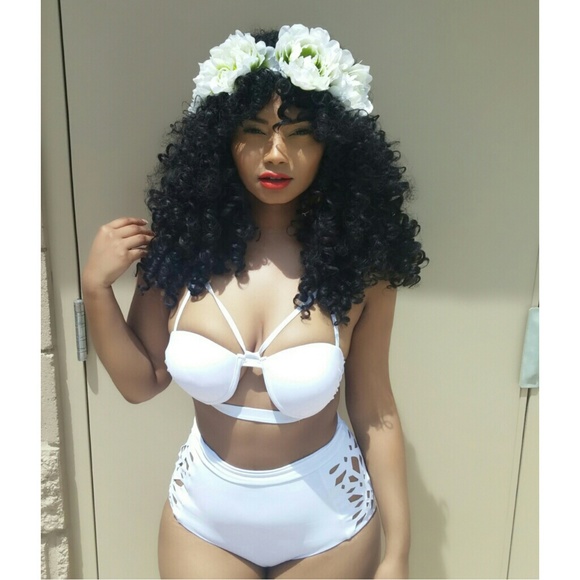 High waist swimsuit