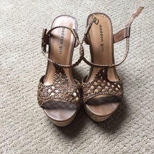 REDUCED!!! Madden Girl Wedge Sandals