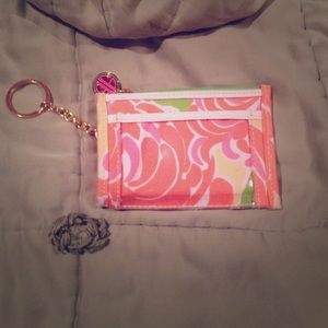 Lilly Pulitzer Id holder/key ring/wallet