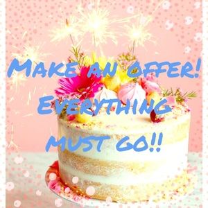 Closet-cleaning BLOWOUT! Make an offer!!