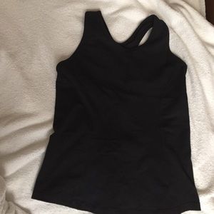 Black lululemon tank