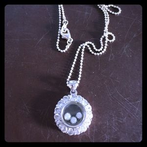 Chopard inspired pendant necklace