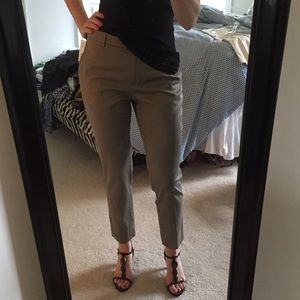 Slim leg khaki pants h&m