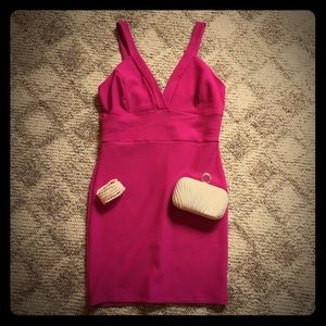 Pink bodycon dress