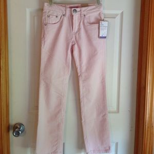 Girls Levi's corduroy pink slim straight jeans