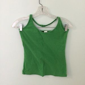 Green halter top