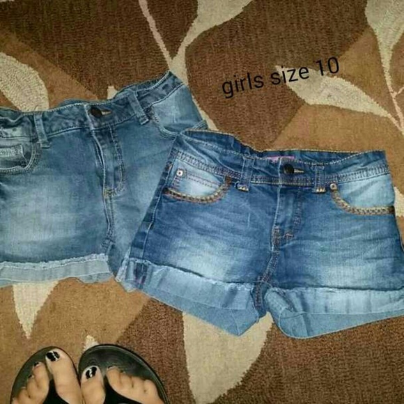 Girls Shorts 2 Pairs Sz 10