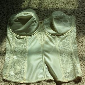 Strapless longline wedding bra, 42D