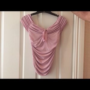 Bebe top - soft pink