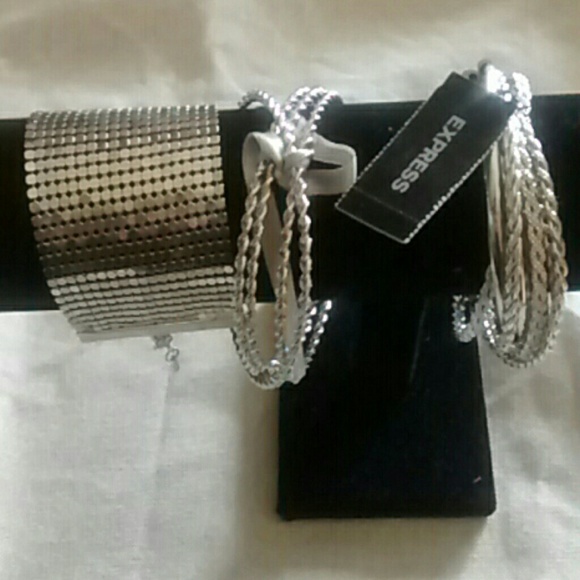 Silver bracelet bundle