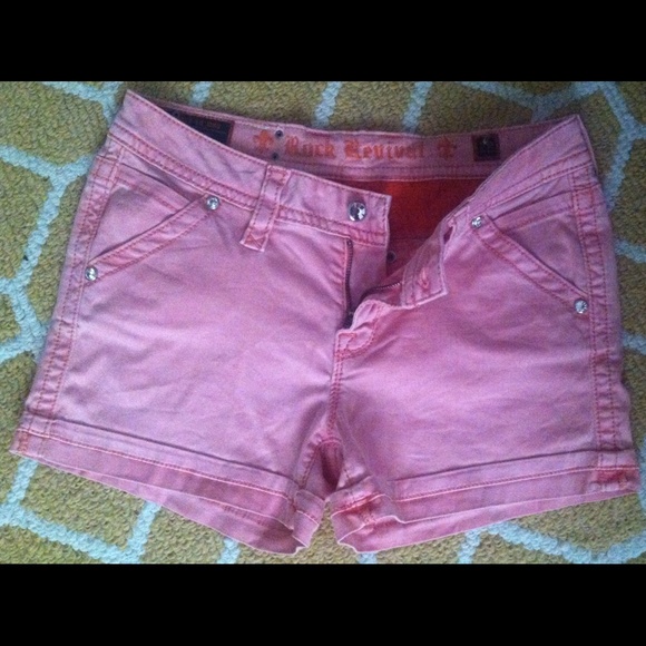 Rock Revival coral colored shorts