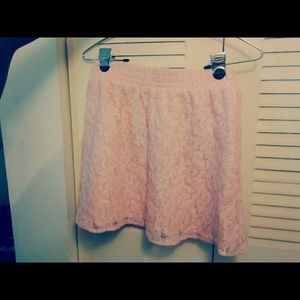 Light pink skirt