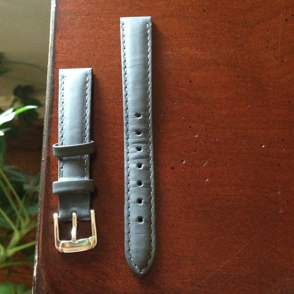 Grey Speidle leather watch band. Size 14. Ladies