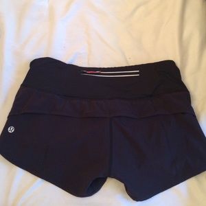 Black LULULEMON shorts! Size four. Great condition