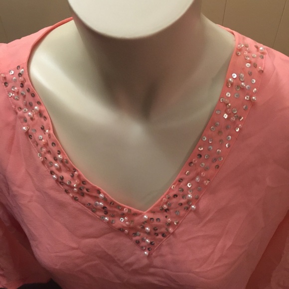 100% silk blouse size 8 - Picture 3 of 3