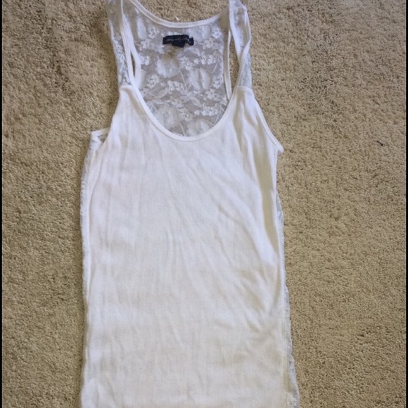 American eagle white tank