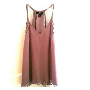 Silk sleeveless top