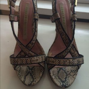 Libby Edelman snakeskin heels