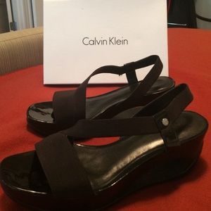 Calvin Klein Black Sandals