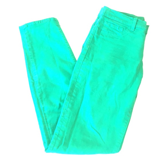 J Brand Skinny Sea Foam Green Pants