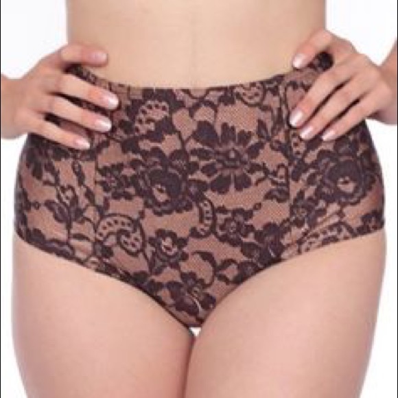 AMERICAN APPAREL High Waisted Floral Bottoms (sml)