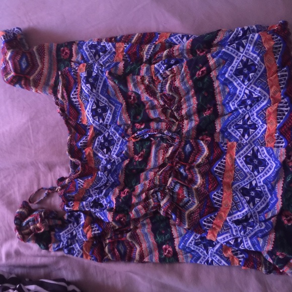 Multiple color romper