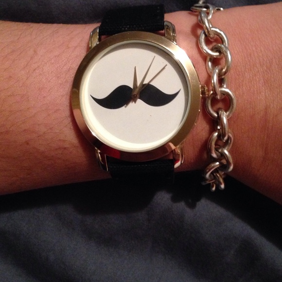 Mustache watch