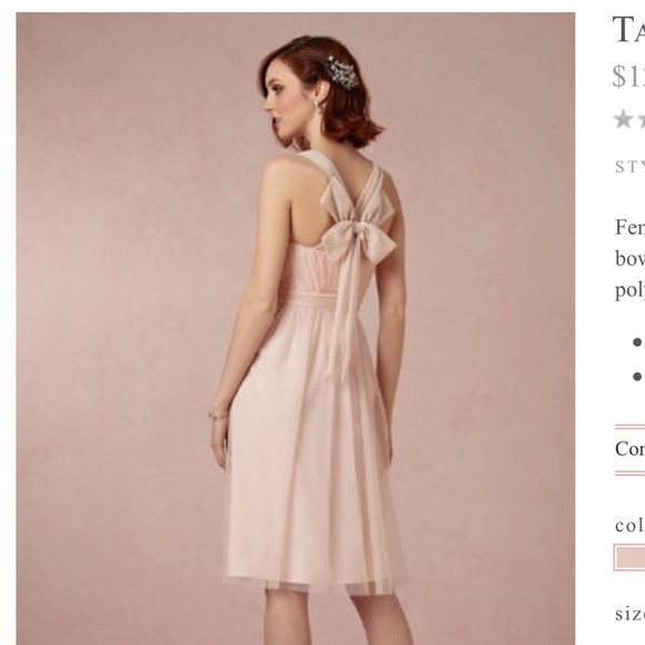 🔱SOLD🔱Anthropologie BHLDN Tansy Dress - Picture 2 of 4
