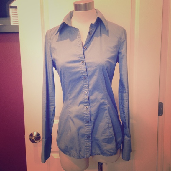 Express Essential Shirt French Blue