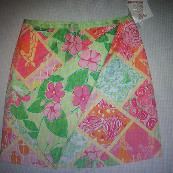 Lilly Pulitzer Girl's Reversible Wrap Skirt - Picture 1 of 1