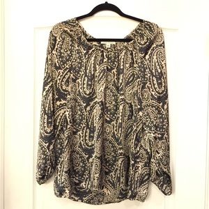 Banana Republic Paisley Blouse