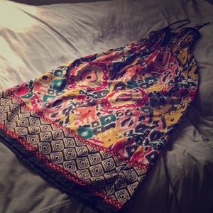 Bohemian maxi dress.