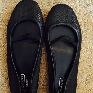 * final reduction *Coach ballerina flats black