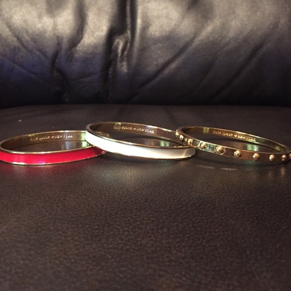 kate spade Jewelry - Authentic Kate Spade Bangles Bundle of 3