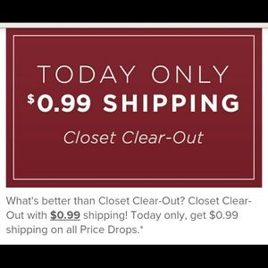 TODAY ONLY!  20% off all J. Crew closet items!