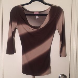 Tan & Brown quarter sleeve